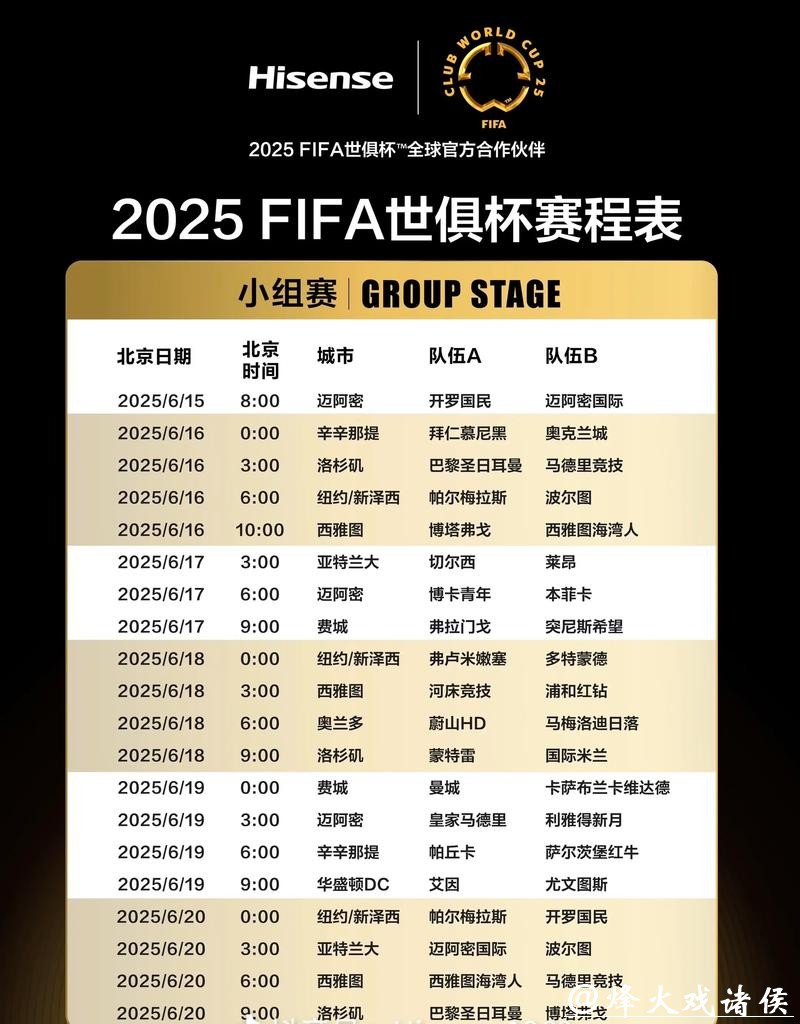 世界杯赛程最新安排 世界杯赛程最新安排